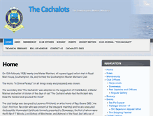 Tablet Screenshot of cachalots.org.uk